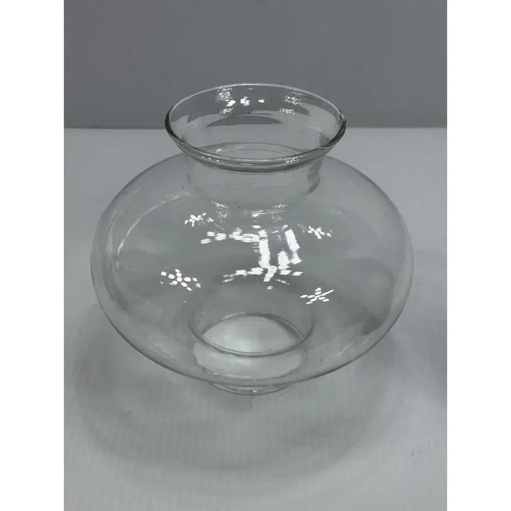 Vintage Colonial Candle of Cape Cod Hurricane Glass‎ Candle Lamp Stoneware Japan